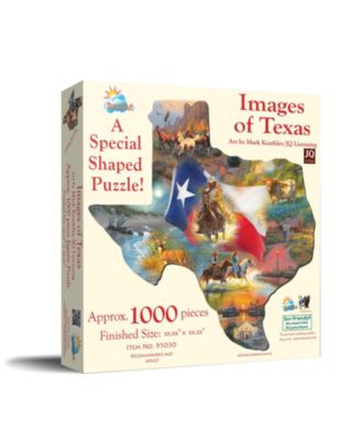 Images of Texas Special-Shape 1000 Piece Jigsaw Puzzle, Ages 15+