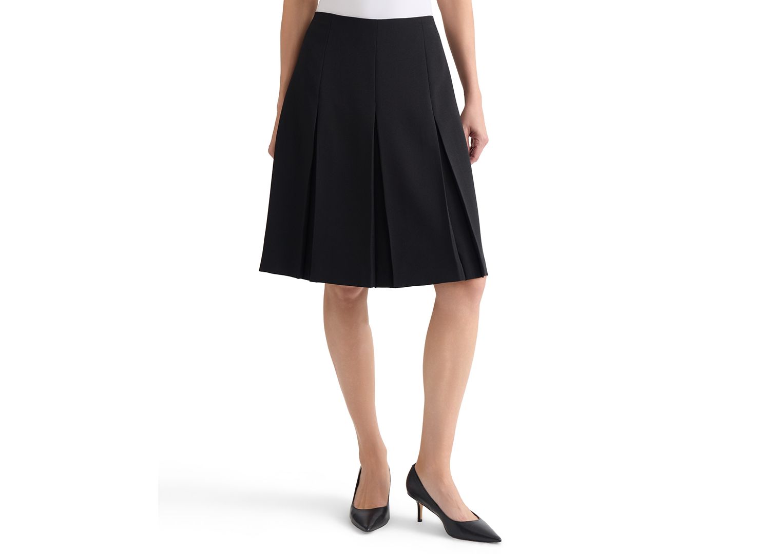 Women's Pleated Flare Skirt