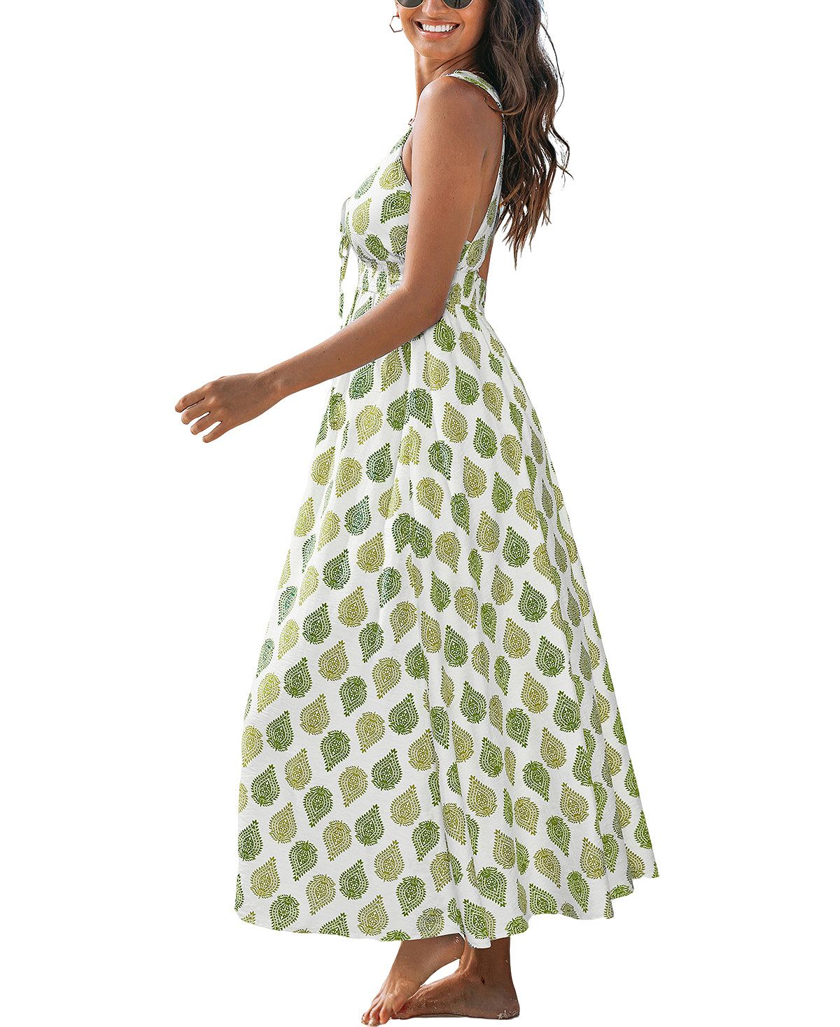 Cupshe Women's Jet Life Geo Maxi Beach Dress view 2 — MAYCSS fashion products