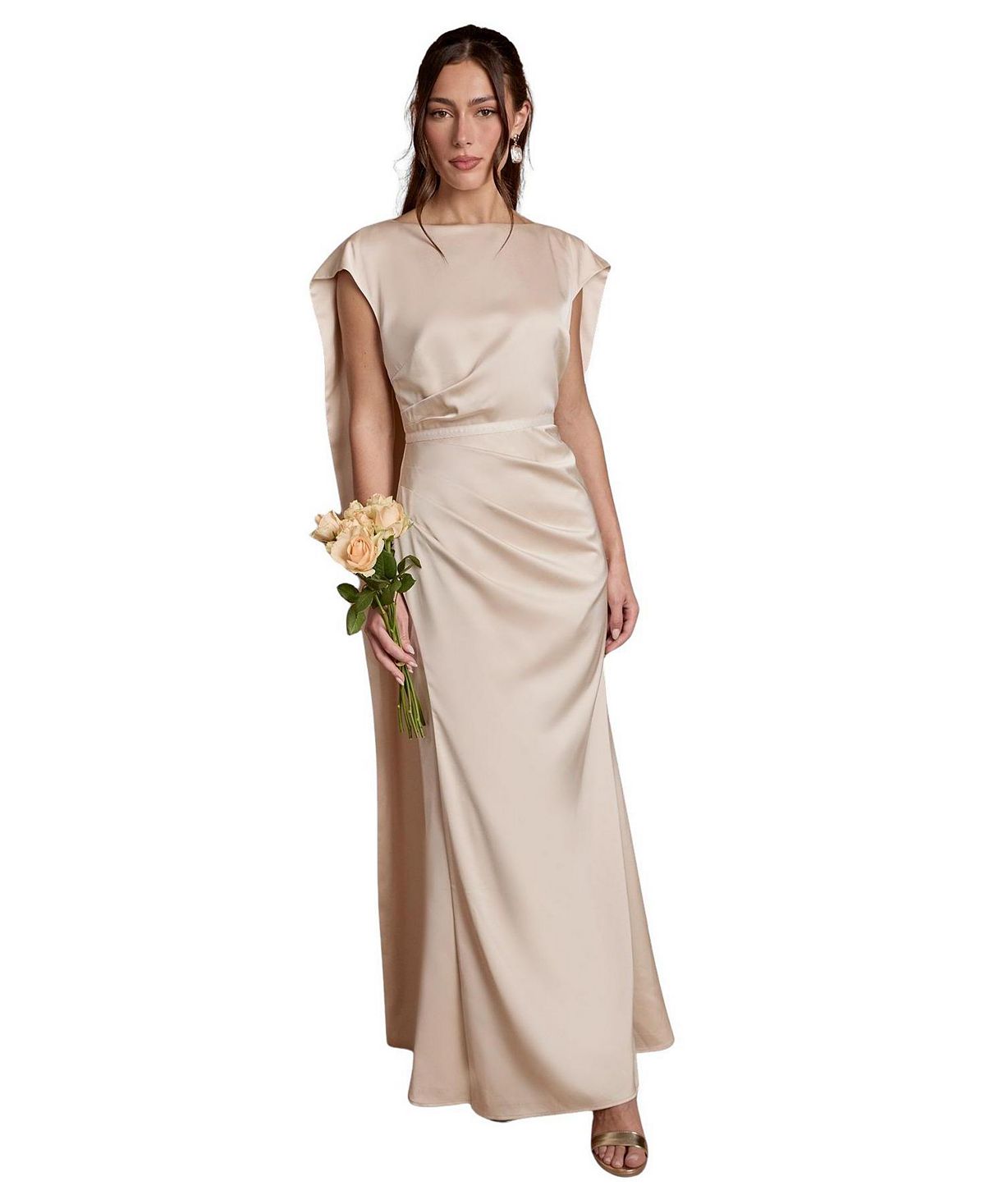 Coast Women's Satin Tie Back Maxi Dress view 1 — MAYCSS fashion products