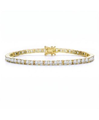Exquisite 3MM Cubic Zirconia Slim Radiant Tennis Bracelet