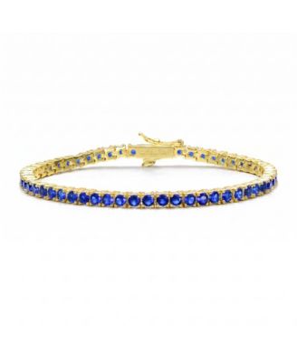 Exquisite 3MM Cubic Zirconia Slim Radiant Tennis Bracelet