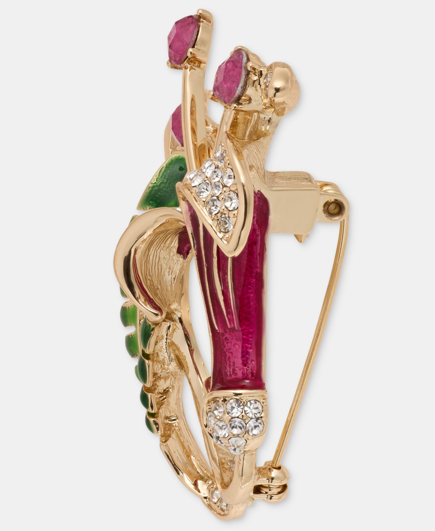 Crystal Lily Flower Pin