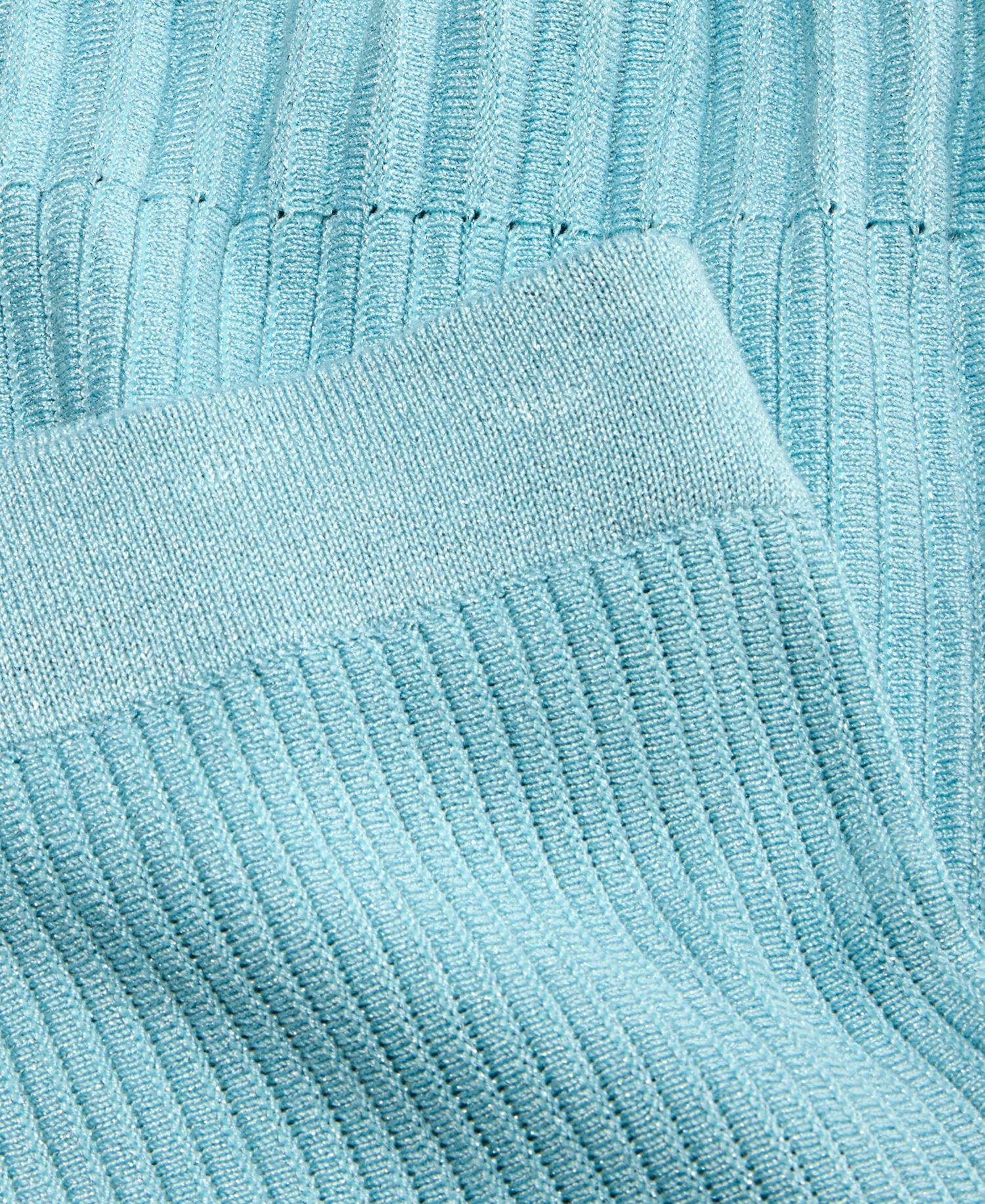 Women's Pleated Rib Midi Sweater Skirt