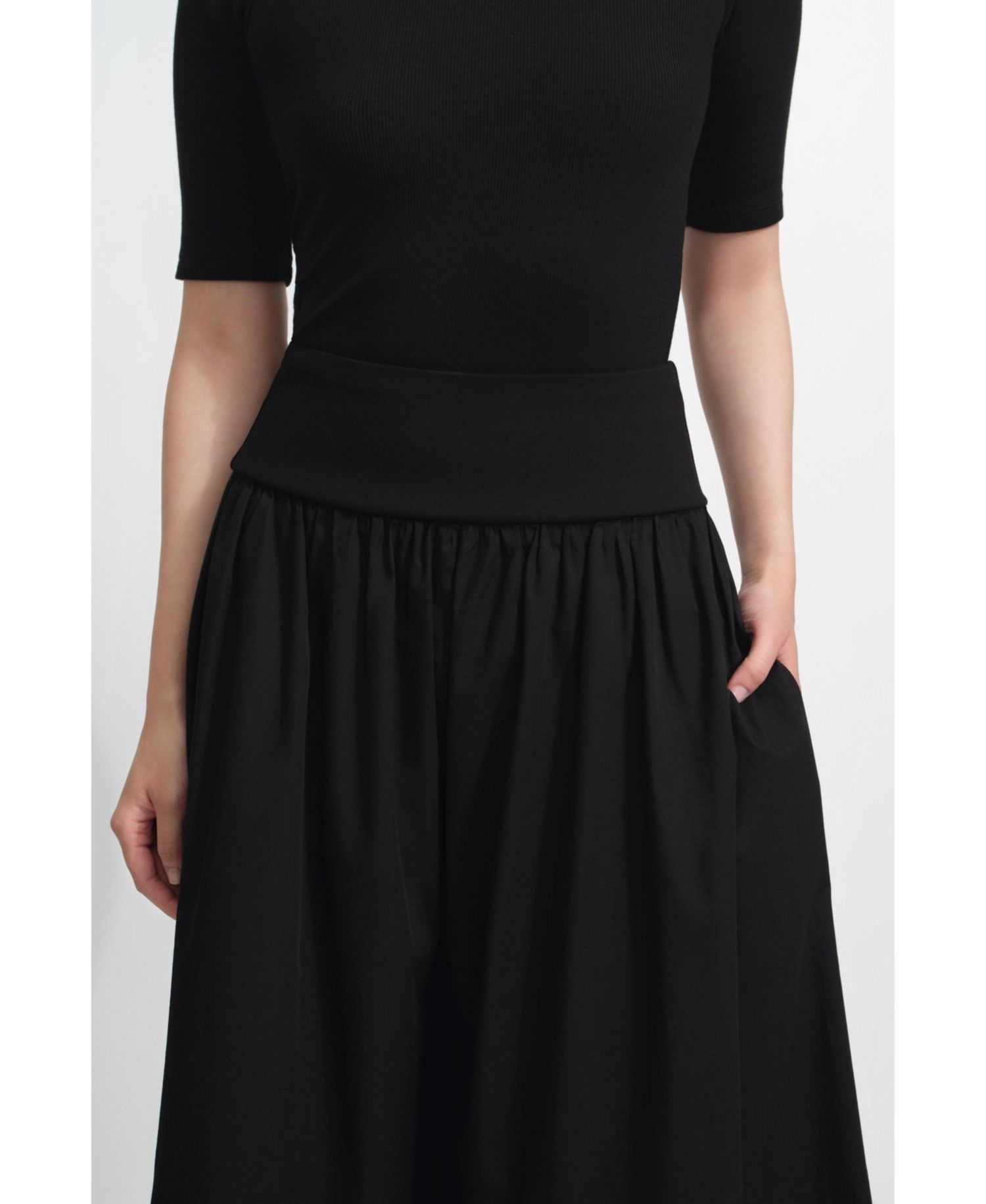 Women's Throop Flowy Cotton Maxi Skirt with Pockets