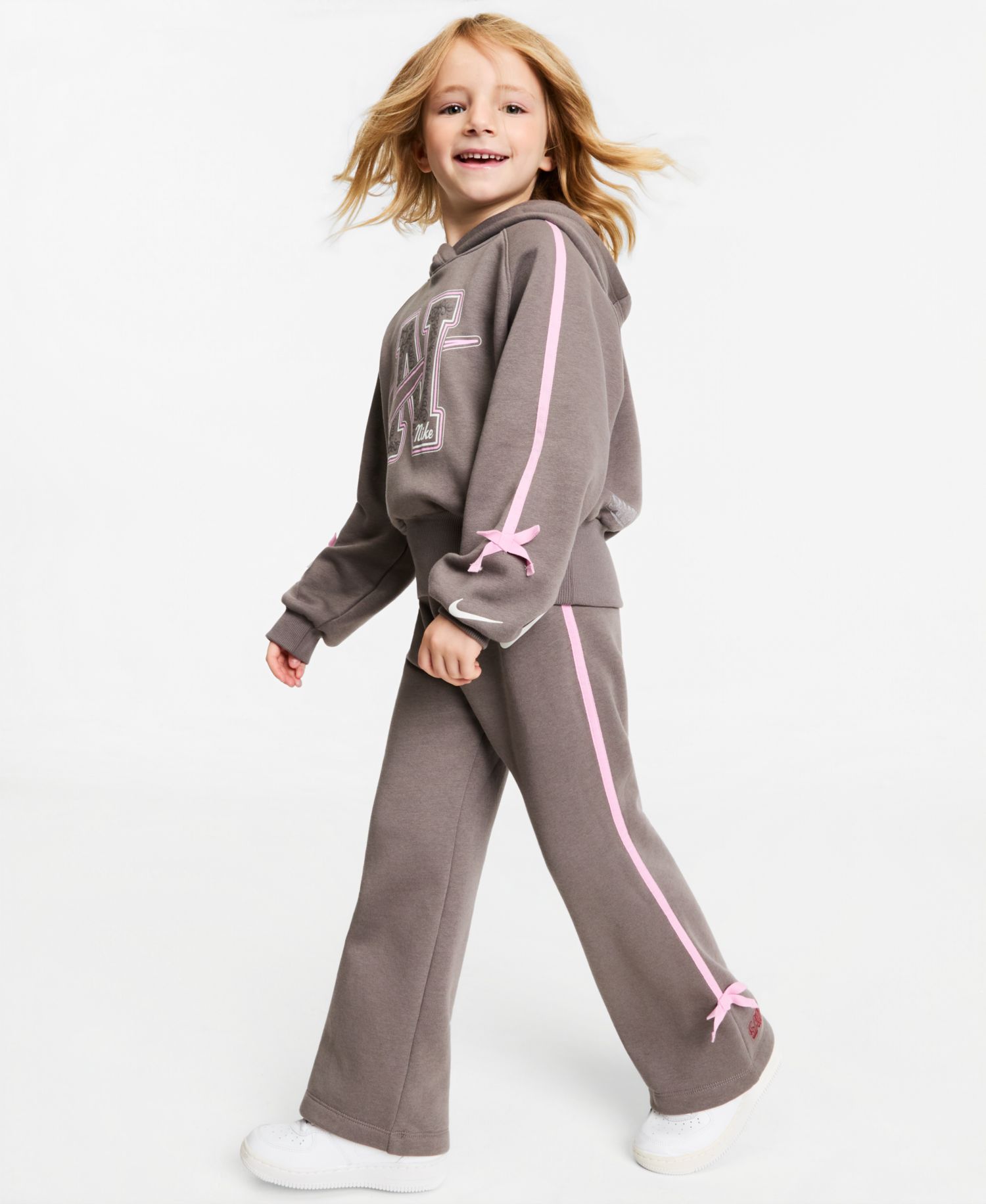 Girls' 4-6X Bow-Detail Wide-Leg Pants