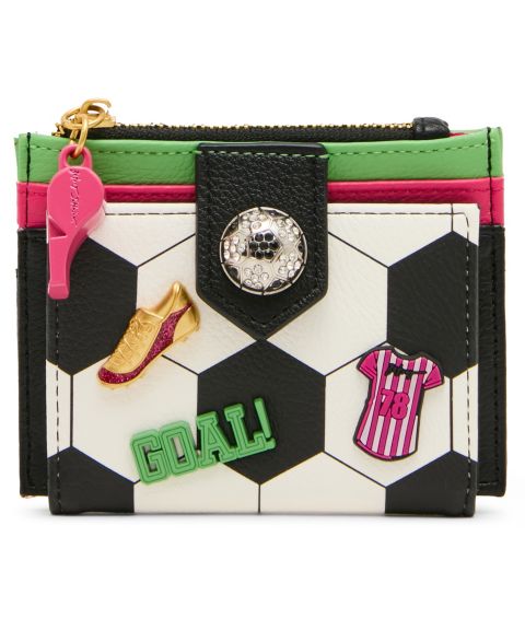 Betsey Johnson Goal Getter Snap Wallet