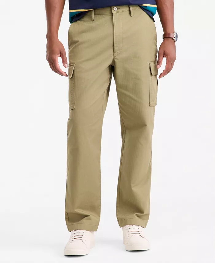 Men's Wide-Fit Dobby Stripe Cargo Pants, Macy's Exclusive - thumbnail 7