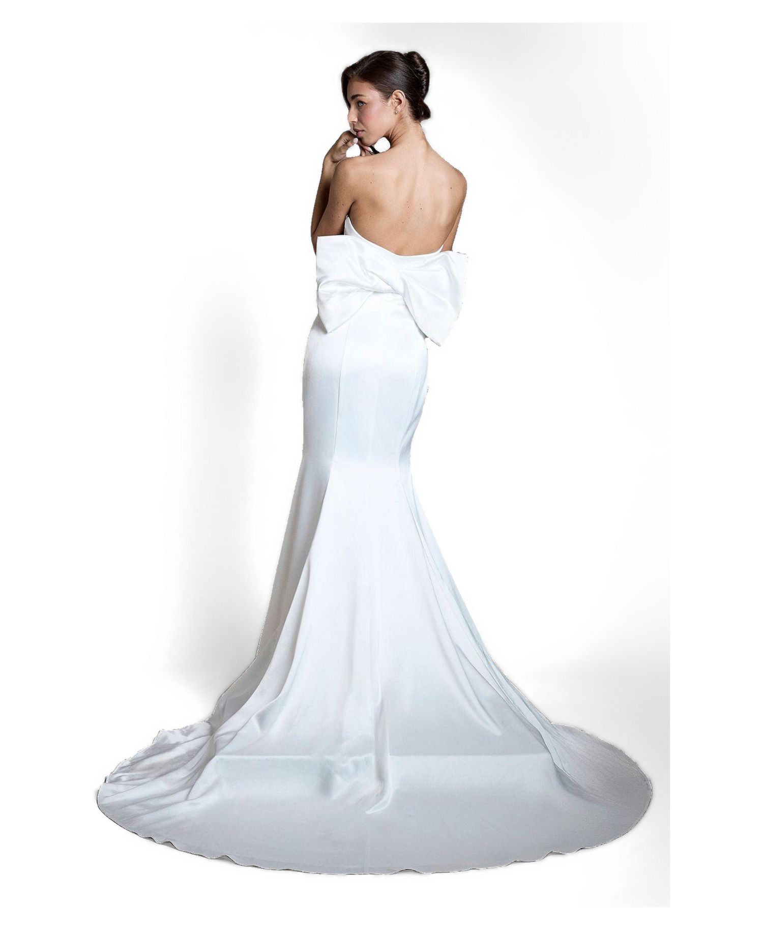 Women's Bow Fishtail Dress
