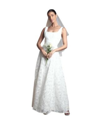 Women's Lace Wrap Maxi Dress