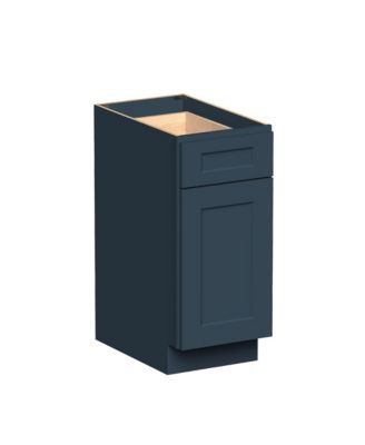 15inch Standard Base Cabinet, Ready to Assemble Kitchen Cabinet with Solid Wood Frame, Soft-Close Slides and Hinges