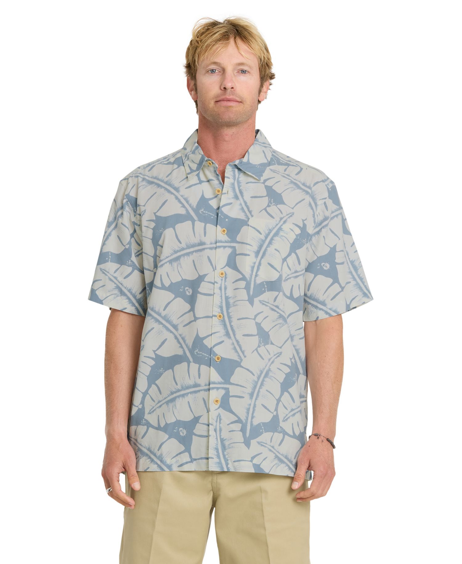 Men's Fronds Short-Sleeve Shirt
