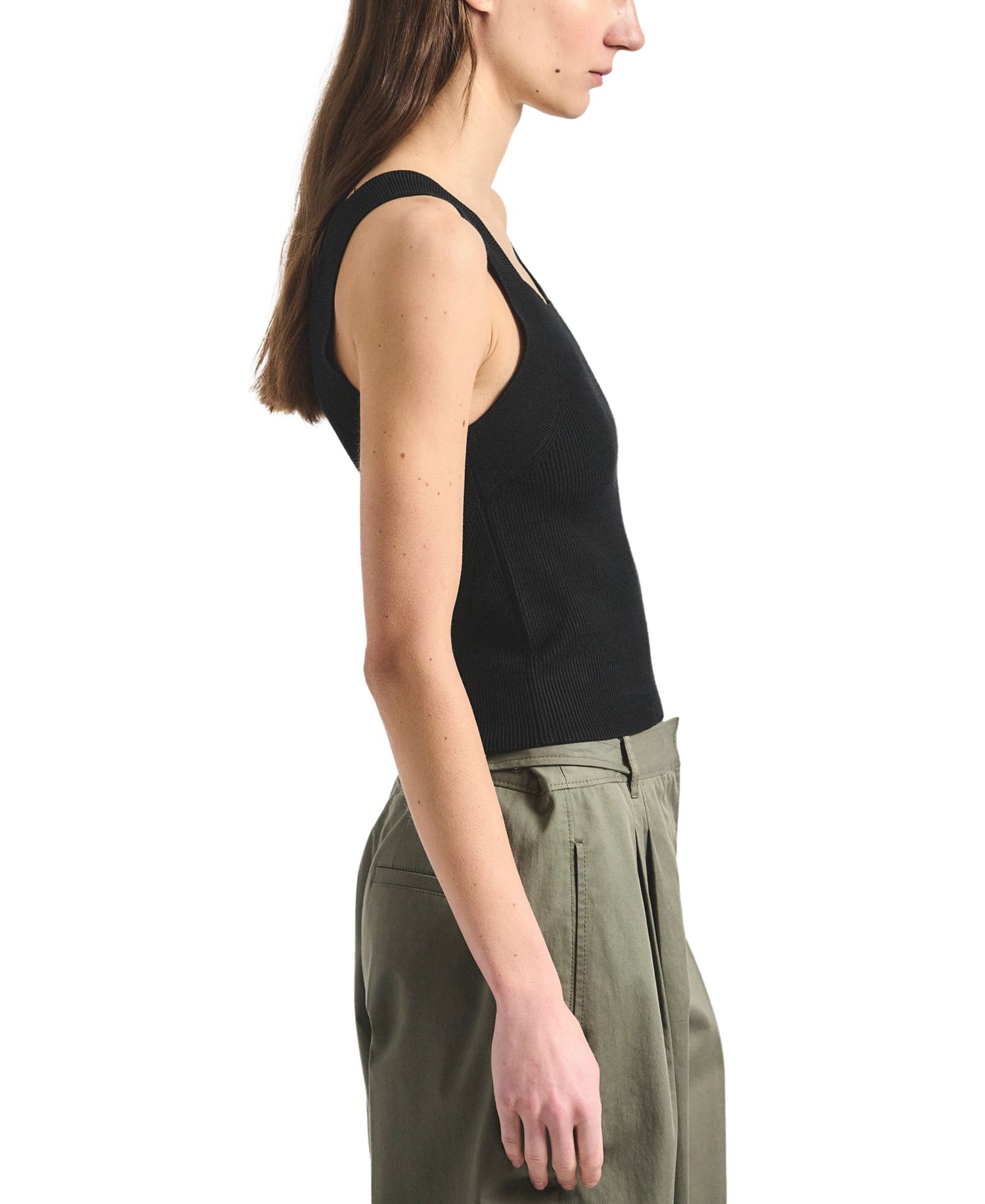 Women's Dakota Scoop Neck Sweater Knit Tank Top