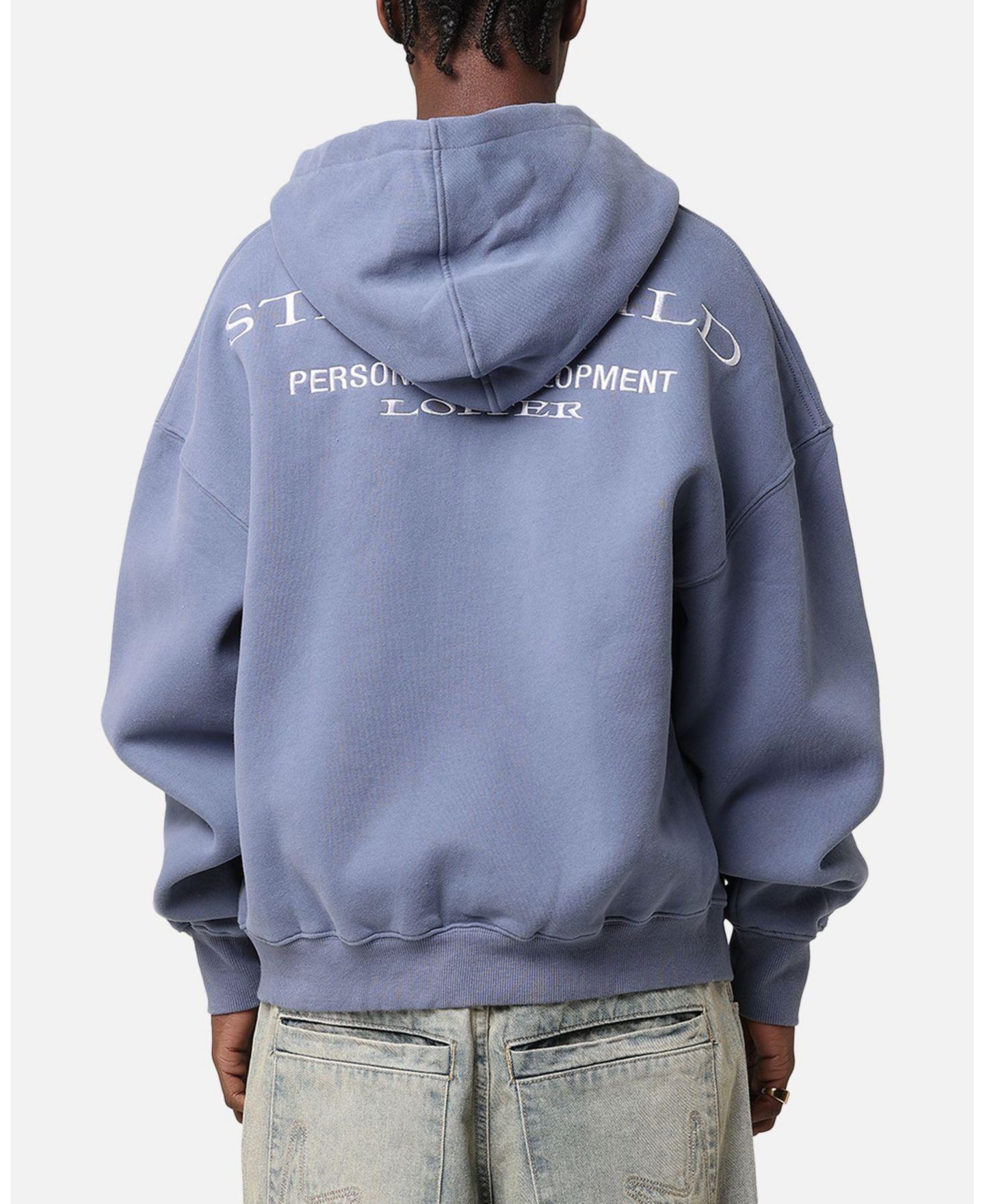 Мужское худи Loiter Star Child Zip, цвет: Синий — фото 2