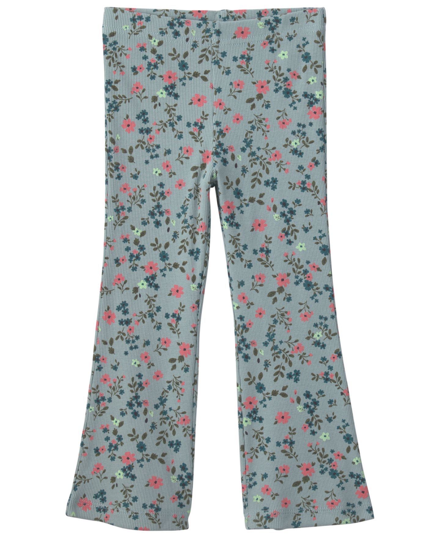 Детский комплект Carter's: флисовый свитшот и брюки с цветами, 2T-5T, цвет: Синий — фото 2