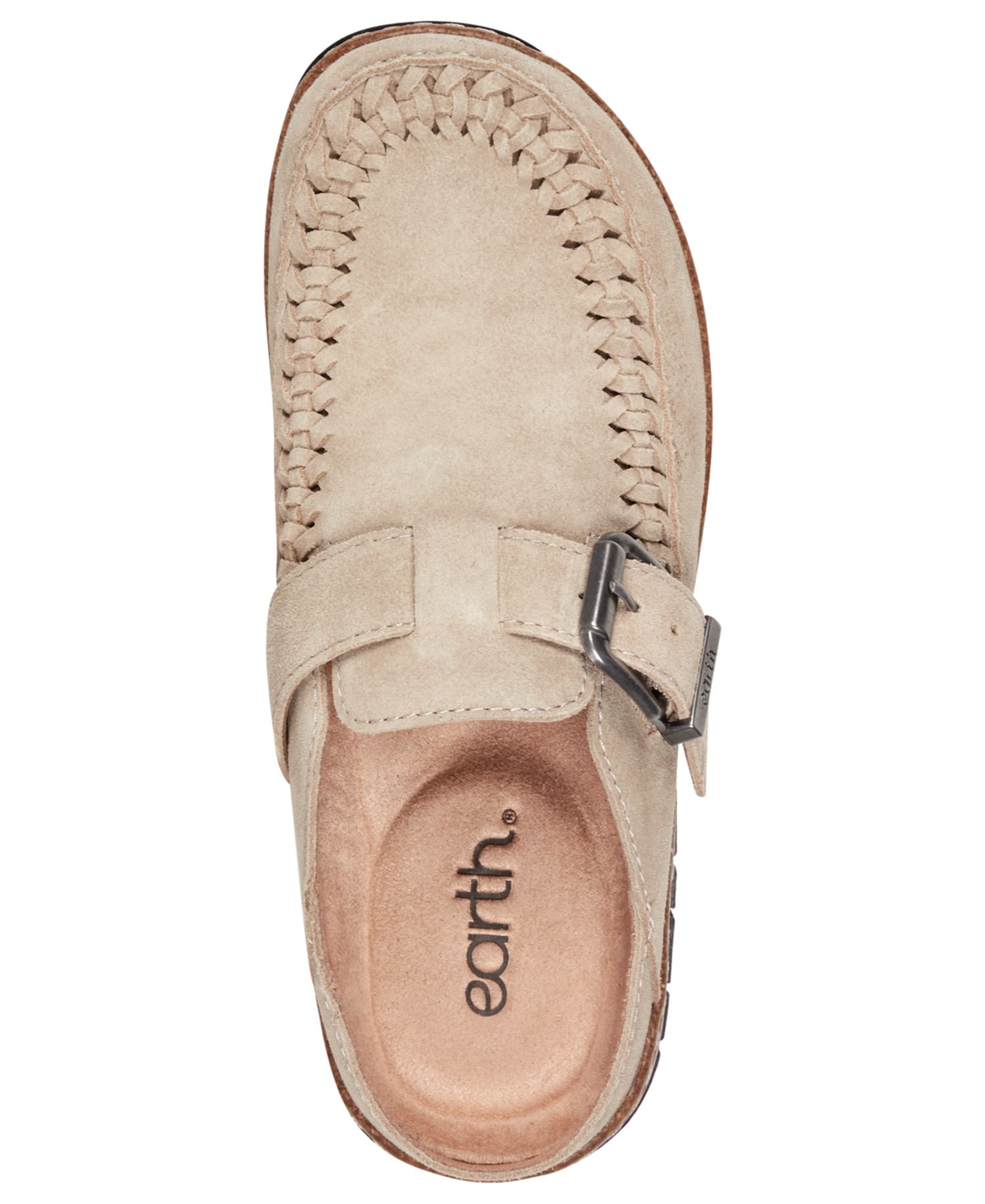 Women's Eileen Woven Suede Footbed Clogs