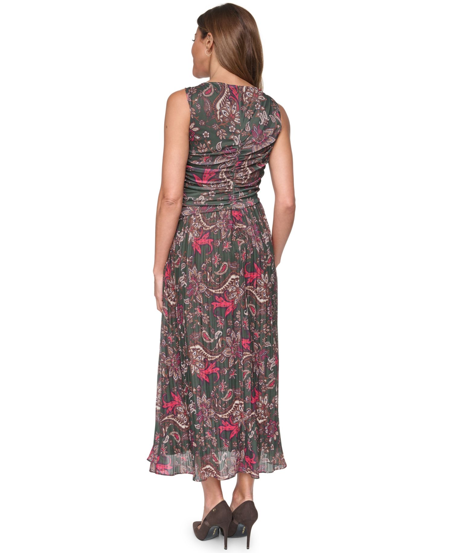 Women's Boat Neck Twofer Dress