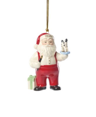 2026 Santa Working in His Workshop Ornament