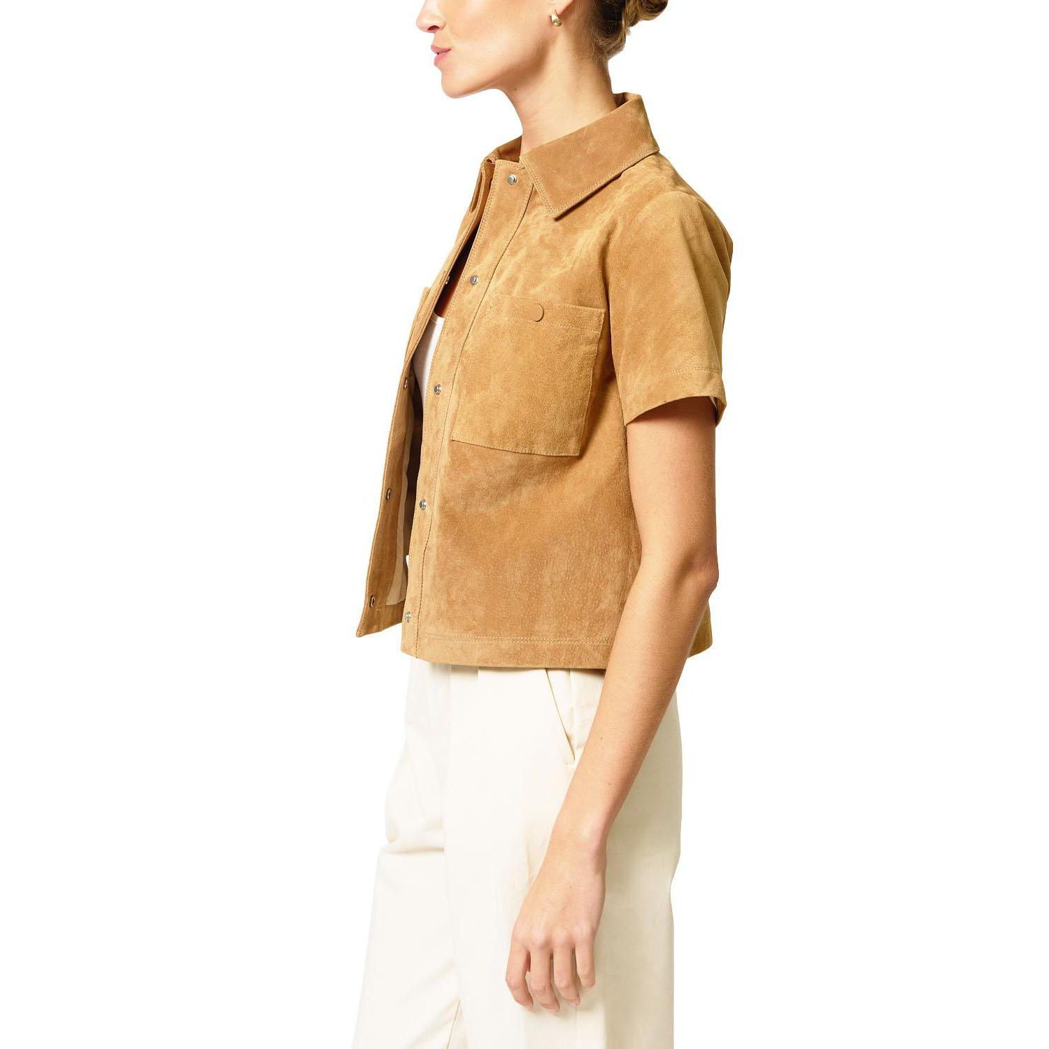 Women's Rusty Genuine Suede Ss Jacket
