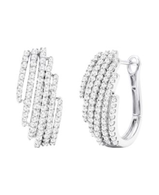 Diamond Earrings (3/4 ct. t.w.) in Sterling Silver