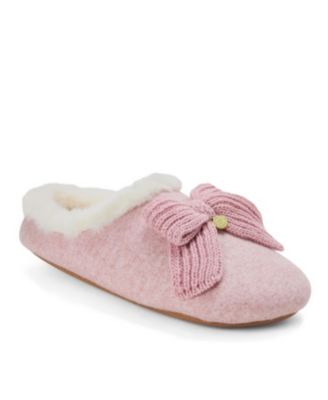 Women's Josie Knit Clog Slipper with Bow