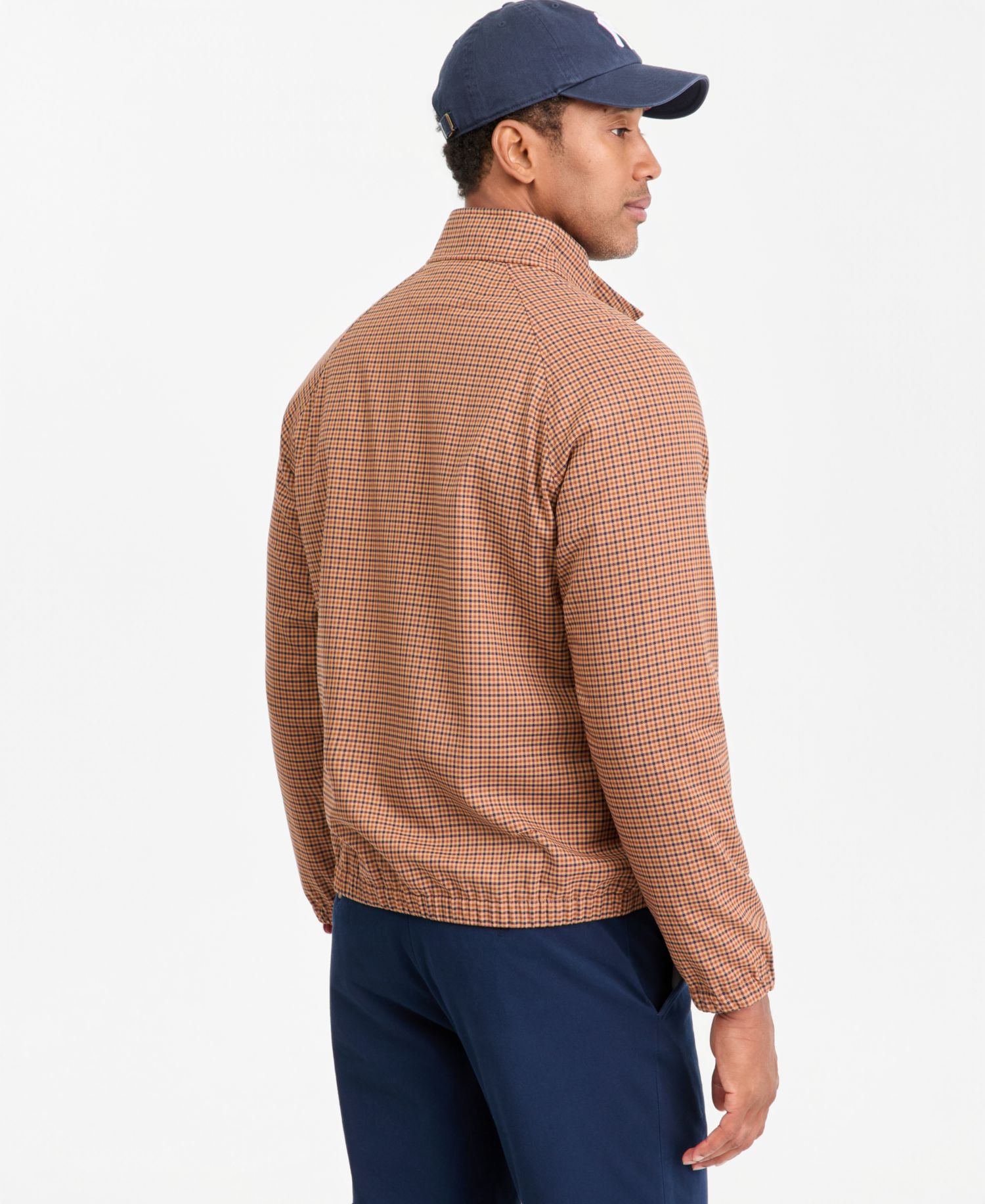 Men's Plaid Harrington Jacket