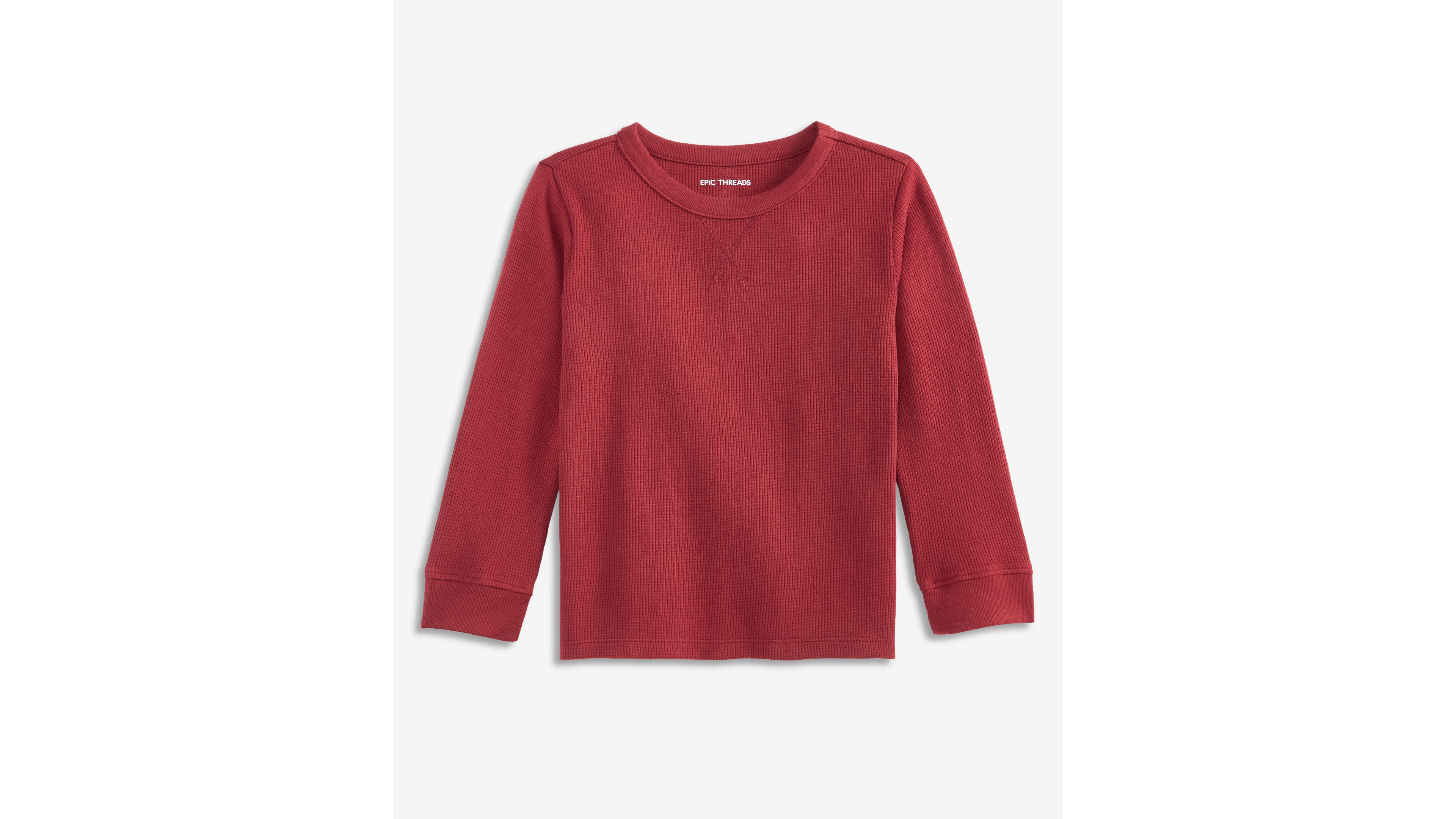 Epic Threads Toddler Boys' 12M-5T Solid Thermal Long-Sleeve T-Shirt, Macy's Exclusive