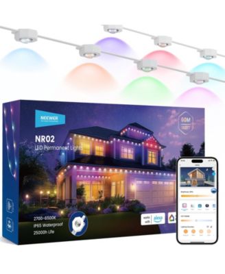 IP65 Camera and Photo Accessory with 196ft, 120 LED for Alexa