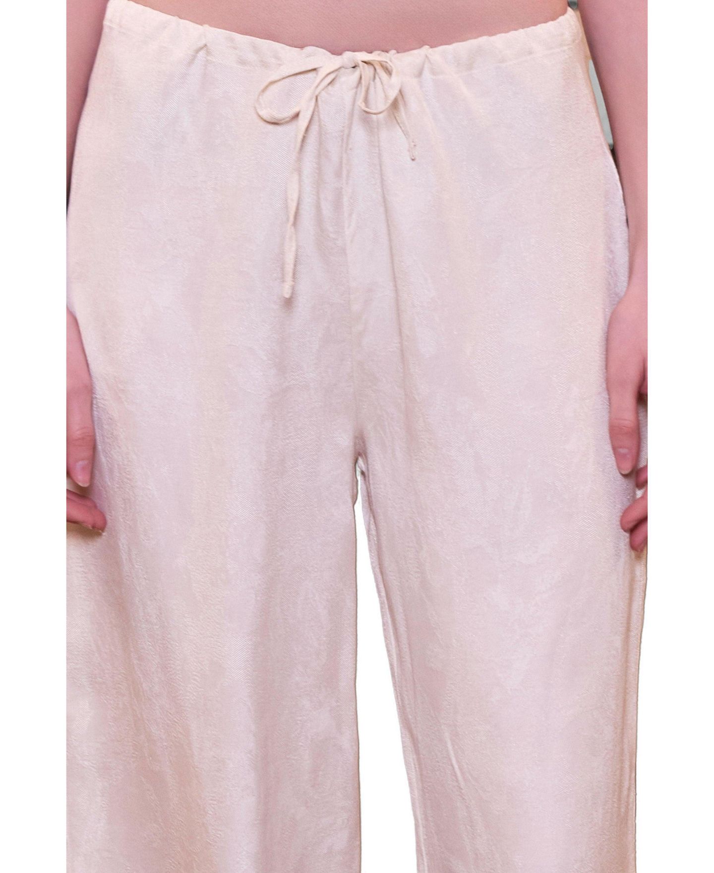 Женские брюки PCFG Daydreamers Relaxed Wide Leg, цвет: Бежевый — фото 2