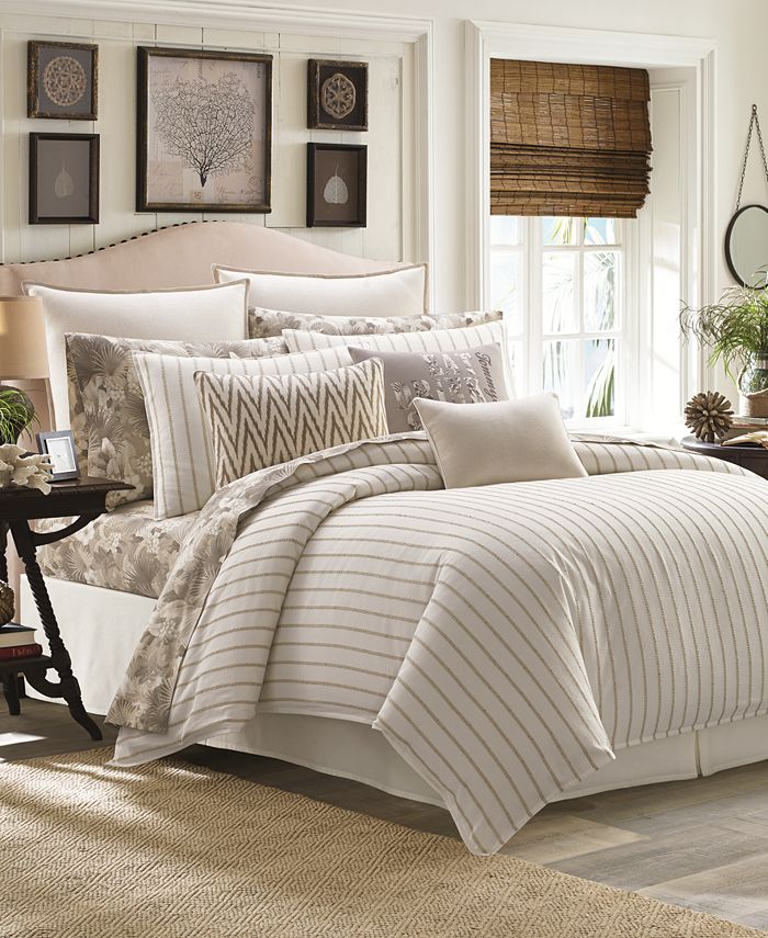 Tommy bahama striped bedding