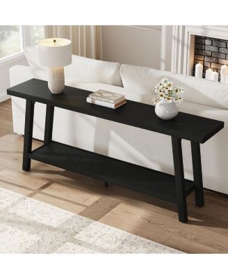Extra Long Console Table for Living Room, Modern Entryway Sofa Table, Sleek Rectangular Accent Furniture, Sturdy Design