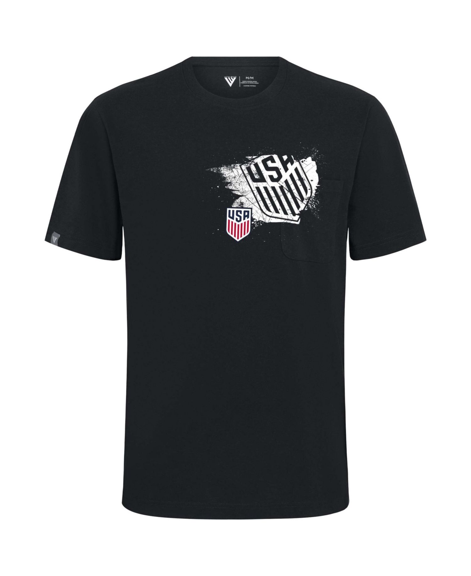 Men's Black USMNT Focal Blasted T-Shirt