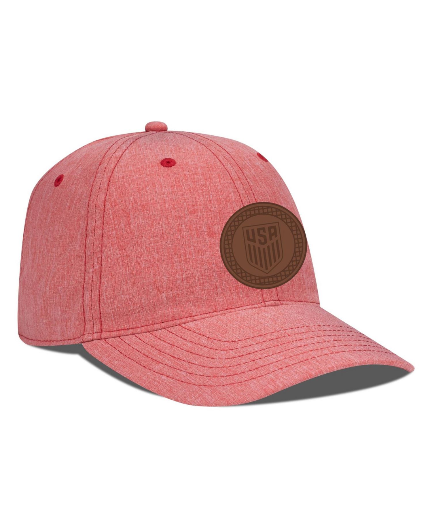 Men's Heather Red USMNT Idol Periscope Adjustable Hat