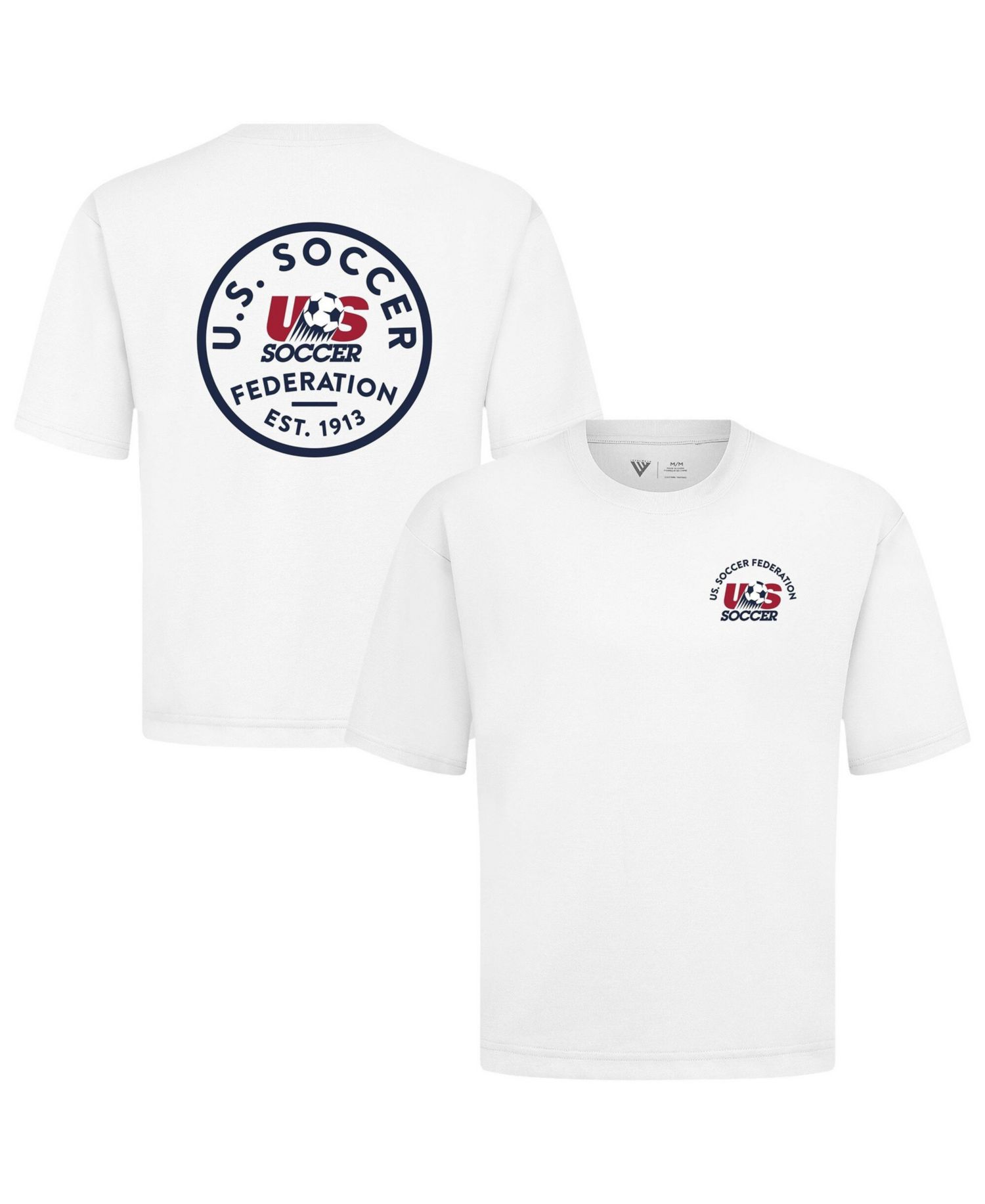 Men's White USMNT Luxe Signature Knit Transit T-Shirt