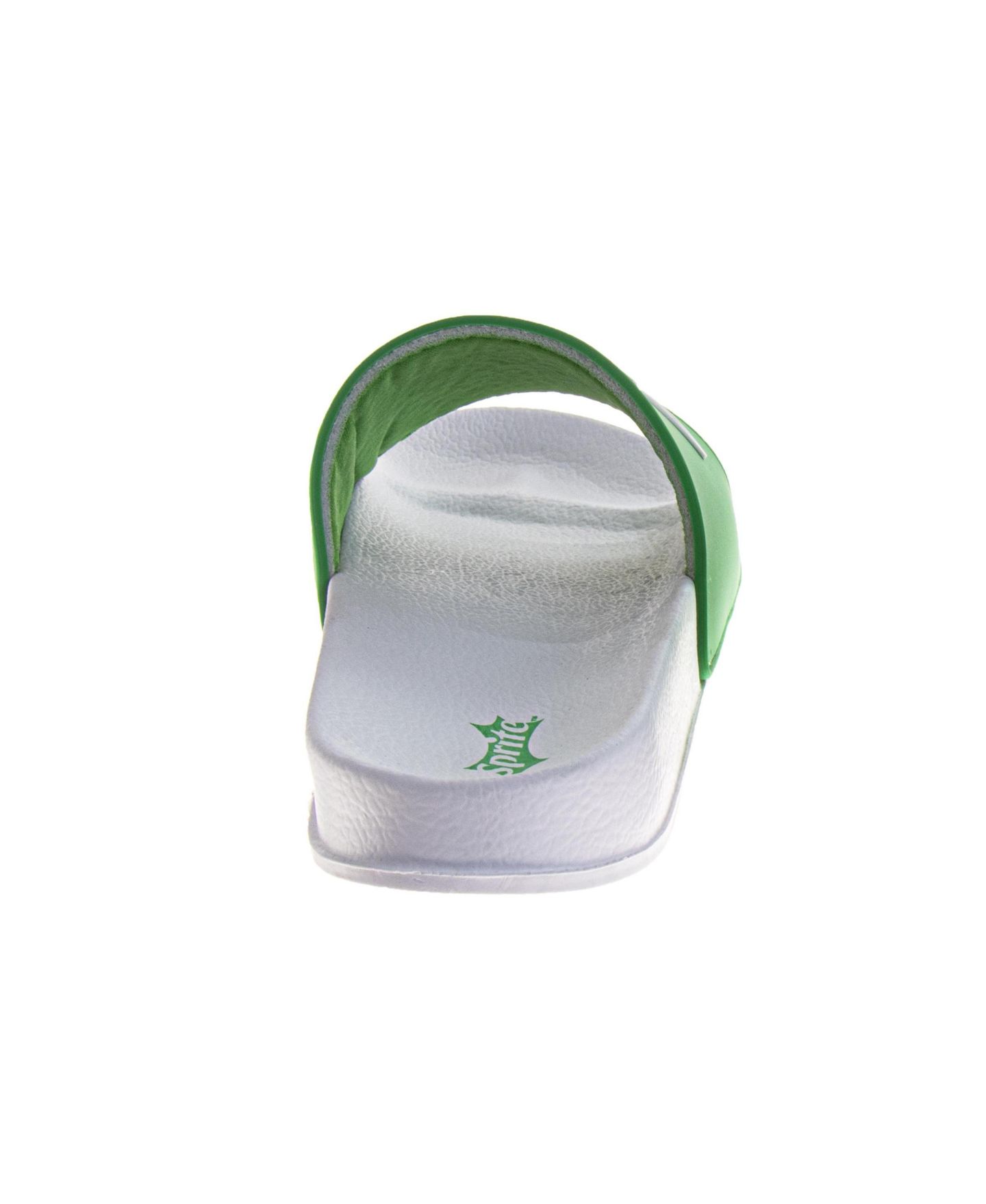 Мужские сандалии Coca-Cola Sprite Logo Casual Slides Comfortable Pool, цвет: Зелёный белый — фото 3