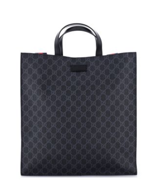 Tall Convertible Soft Open Tote GG Coated Canvas