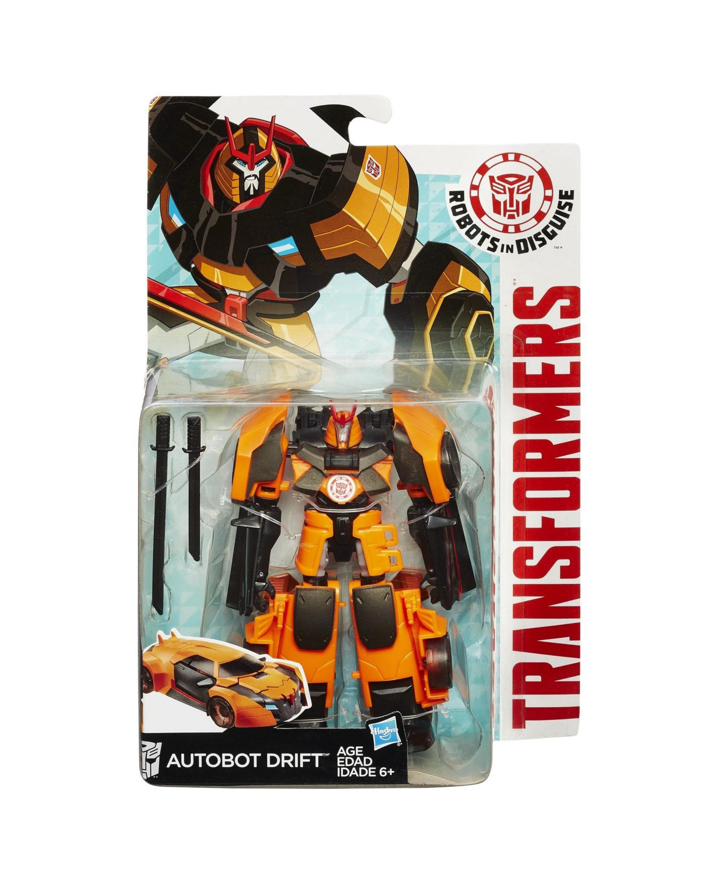Детская фигурка Transformers Robots in Disguise Drift Warrior Class 4.5" Action Figure, Ages 11–13 — фото 2