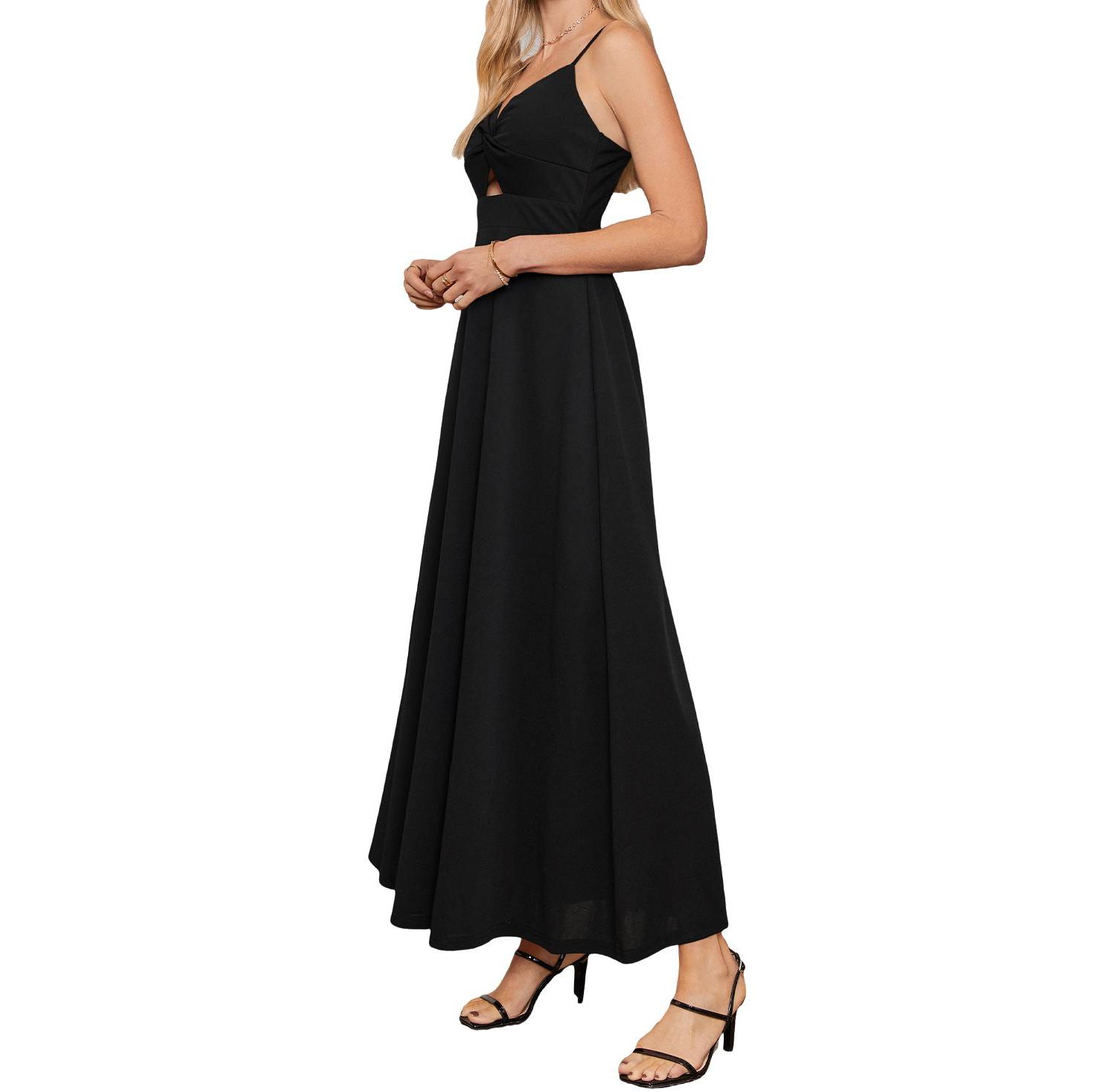 Women's V-Neck Pull-On Unlined Beach Dress