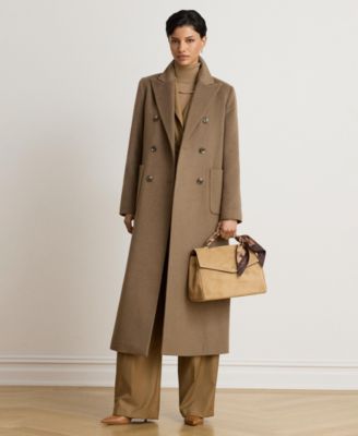 Women's Maxi Wool-Blend Coat