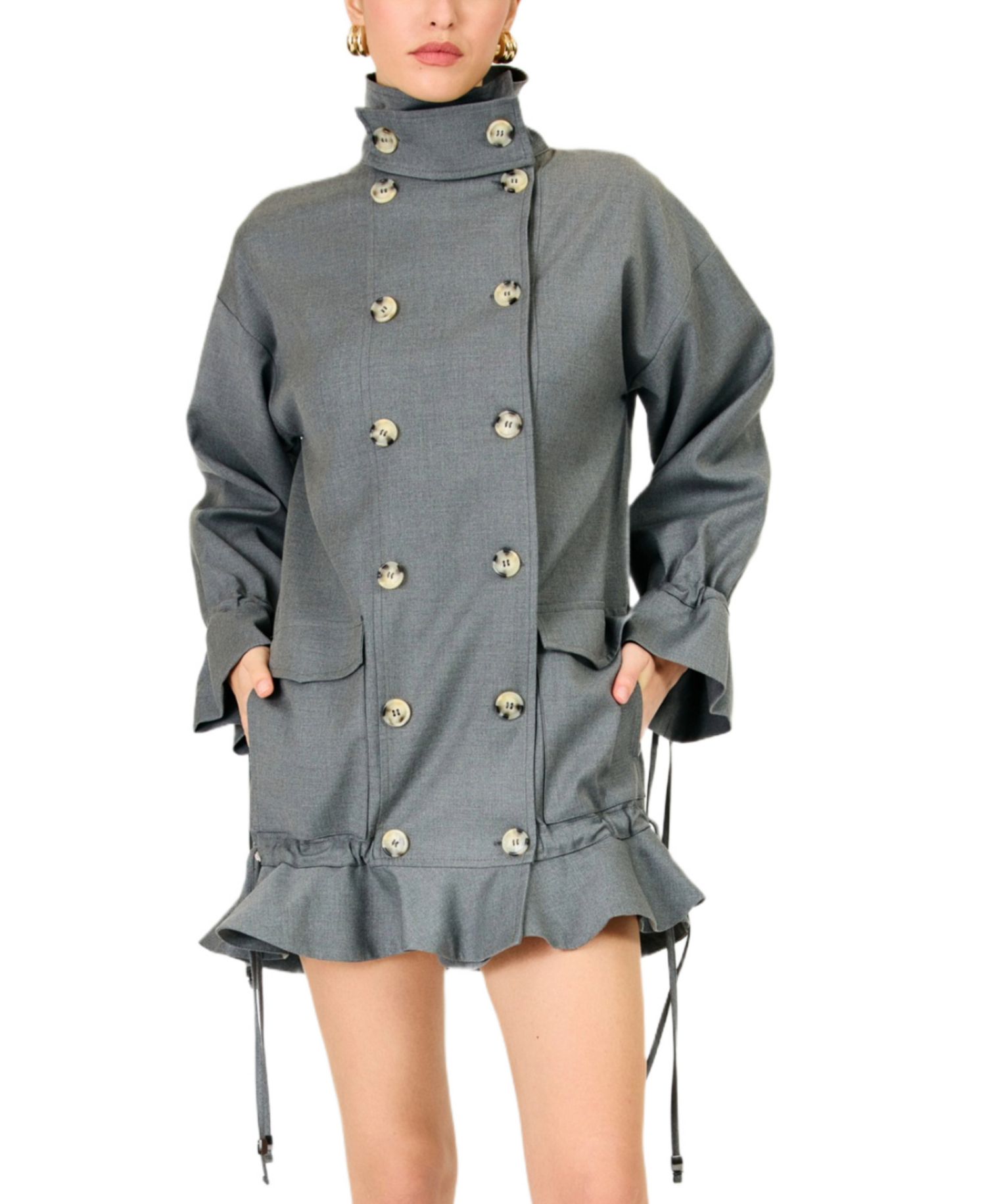 Women's Wilfred Funnel Neck Coat