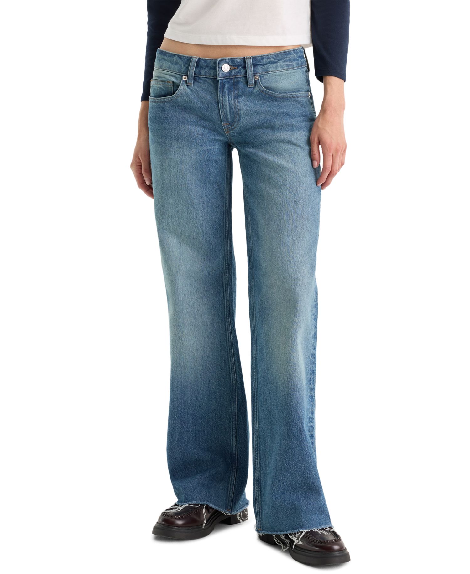 Women's Vintage Low-Loose Slouchy Jeans