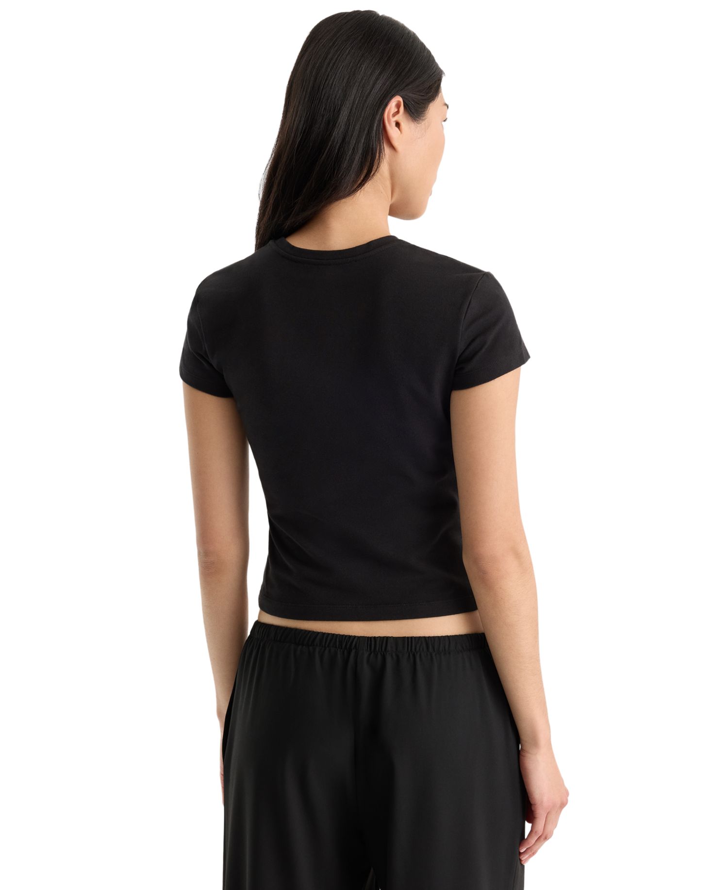 Women's Cap-Sleeve Crewneck T-Shirt