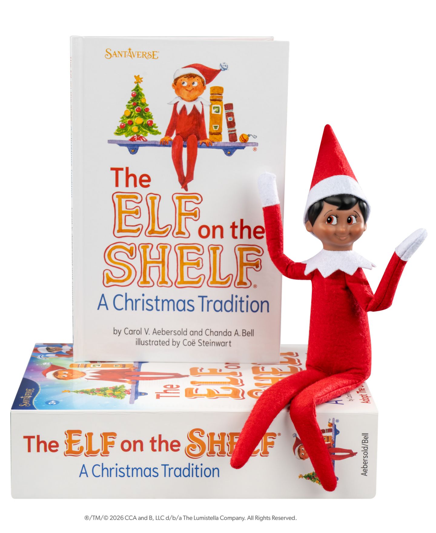Детские фигурки Elf on the Shelf Scout Elf with Flexible Poseable Limbs 4-Piece Set, Ages 3+ — фото 4