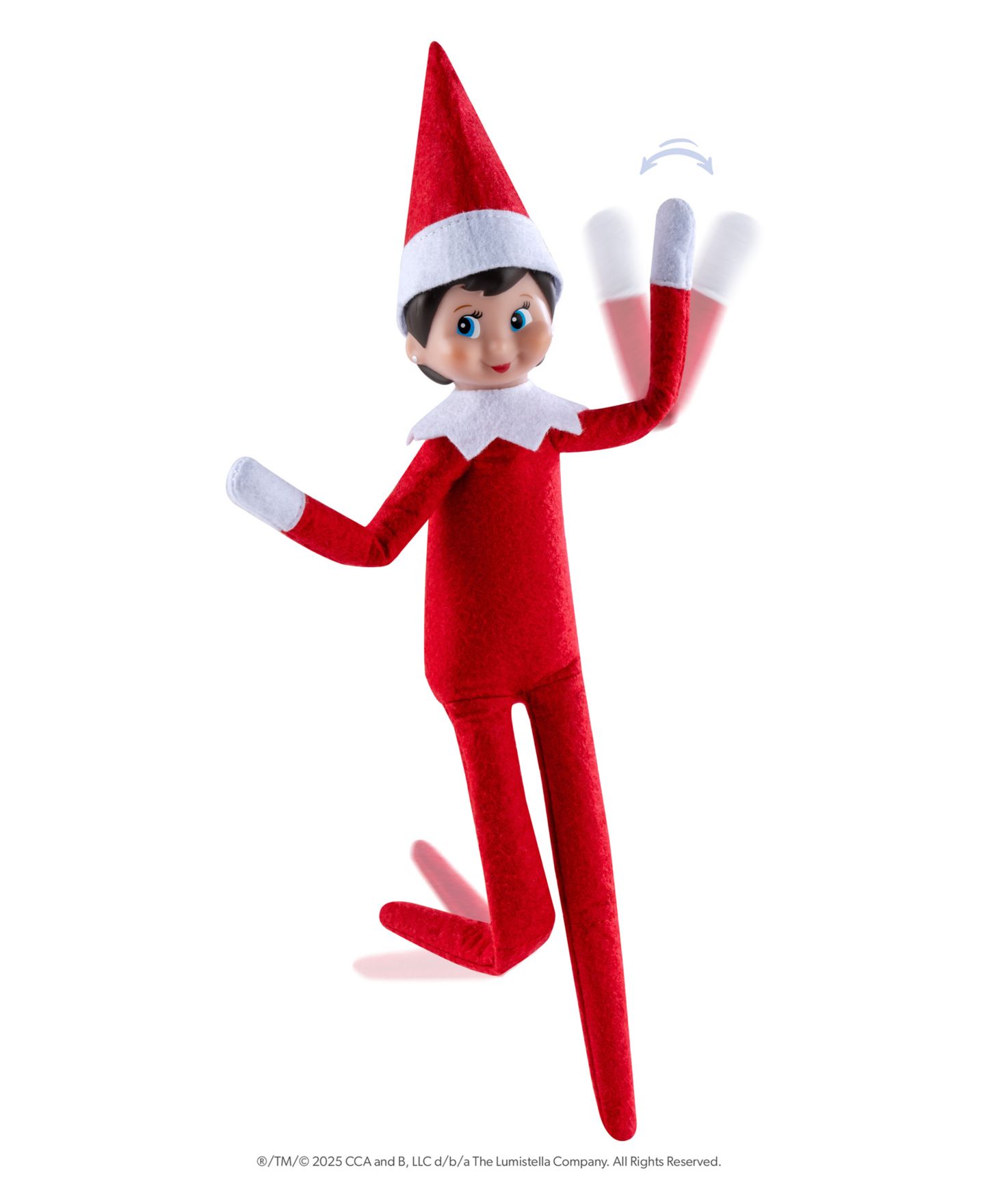 Детские фигурки Elf on the Shelf Girl Scout Elf 4-Piece Poseable Collectible Doll, Figure, Storybook and Keepsake Box, Ages 3+ — фото 2