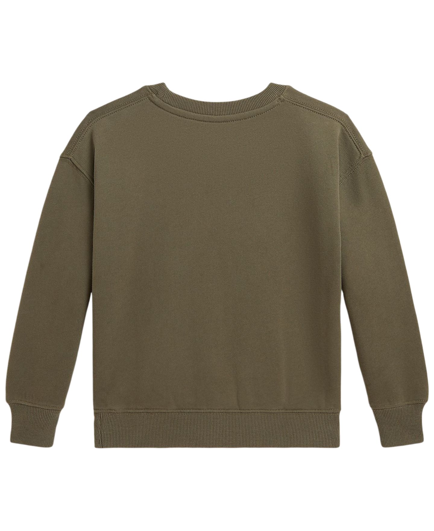 Толстовка Polo Ralph Lauren Polo Bear Long-Sleeve Sweatshirt для девочек, цвет: Оливковый — фото 5