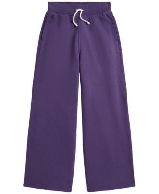 Girls' 7-16 Fleece Wide-Leg Sweatpants