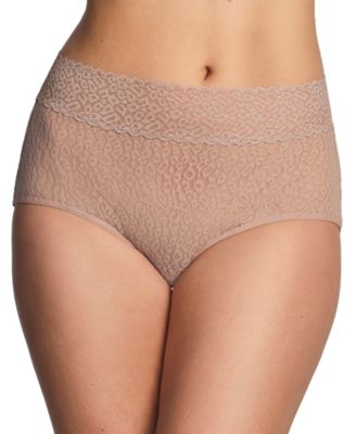Women's High Bar Stretch Lace Full-Coverage Brief Panties