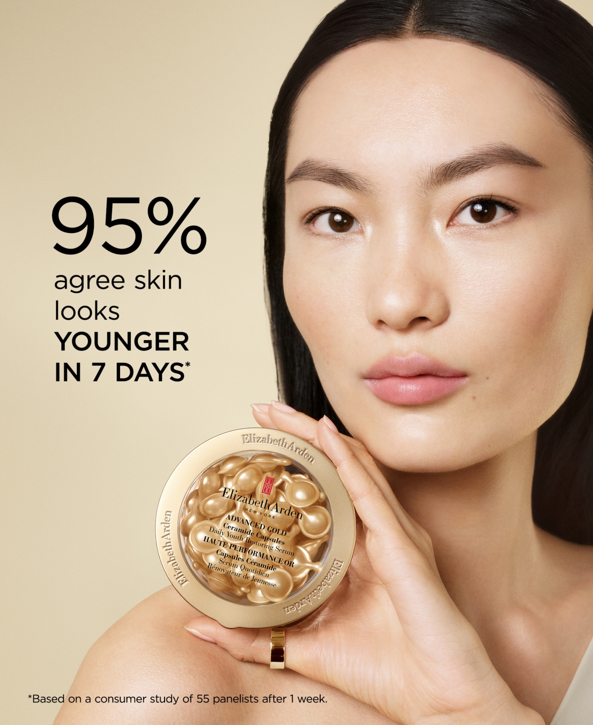 Elizabeth Arden -Piece Advanced Gold Ceramide Daily Youth Restoring Serum Capsules