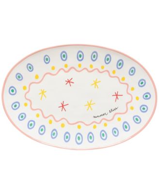 Summer Bliss 16" Oval Platter