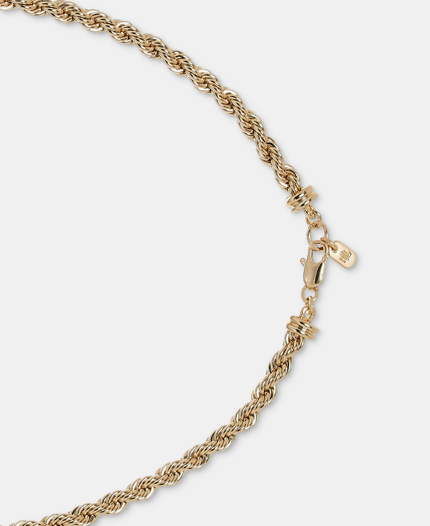 Imitation Pearl Rope Chain Lariat Necklace, 17"